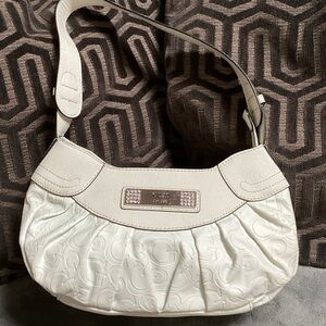 Guess White Shoulder Bag